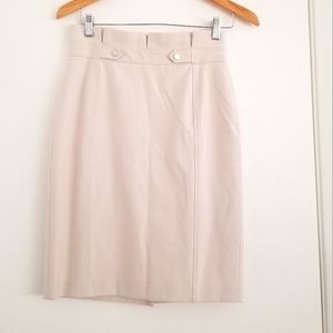 WHBM cream skirt 4
